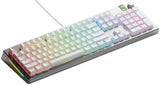 Glorious Gaming GMMK 3 Pro: anpassat mekaniskt tangentbord, 100% fullstorlek, modulärt aluminiumhölje Och packningssystem, utbytbara MX-brytare, ljuddämpande skum, USA QWERTY - Silver