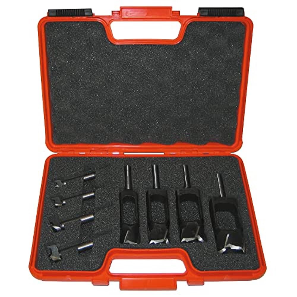 CMT Orange Tools 500.001.08 - Estuche 4 brocas mango cilindrico+4 brocas tapones