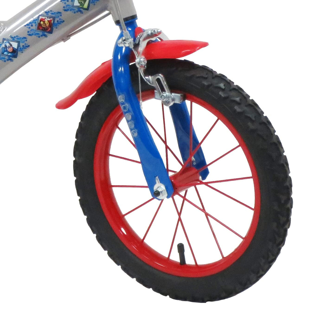 Vélo ATLAS Bicicleta Infantil de 14 Pulgadas Avengers/Marvel, Niños, Gris, 14''