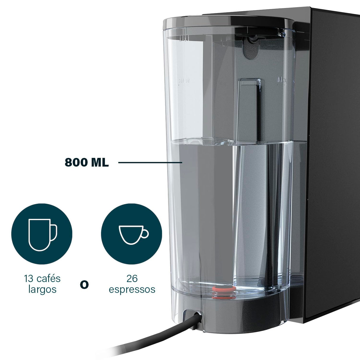 Princess Máquina multicápsula, bomba italiana de 19 bares, depósito de agua de 800 ml, compatibilidad 4 en 1, 1450 W, compatible con Nespresso® y Dolce Gusto®, sin BPA, piezas desmontables, 249454
