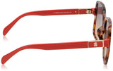 TOUS STOB73 Gafas, Dark Havana Orange Spotted, 56 para Mujer