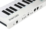 Arturia - KeyStep - Controlador MIDI Portable, Secuenciador y Arpegiador - 32 Slimkeys, Secuenciador Polifónico de 8 Memorias, Arpegiador de 8 Modos, Compatible con CV - Blanco