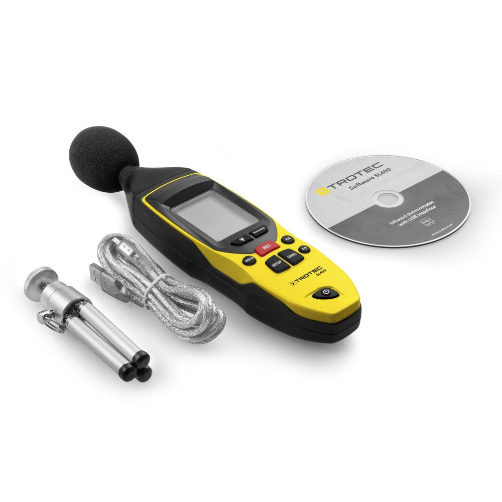 TROTEC Sonómetro SL400 (Rango de medición: 30-130 dB)