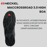 Heckel MACCROSSROAD 3.0 Botas de seguridad - Cierre BOA - Negro - Talla 45