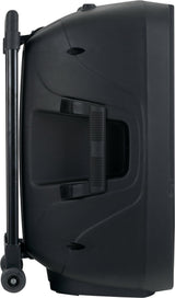 Pronomic PH12AW Caja Activa 12" con batería, 80W RMS, 5h autonomía, Bluetooth, MP3/SD/USB, Incluye micrófono inalámbrico, Headset, Mando y Trolley para Sistemas móviles.