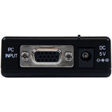 Startech VGA2VID - Conversor de VGA HD15 a vídeo Compuesto RCA o S-Video (Composite, convertidor PC a TV, 1600x1200)