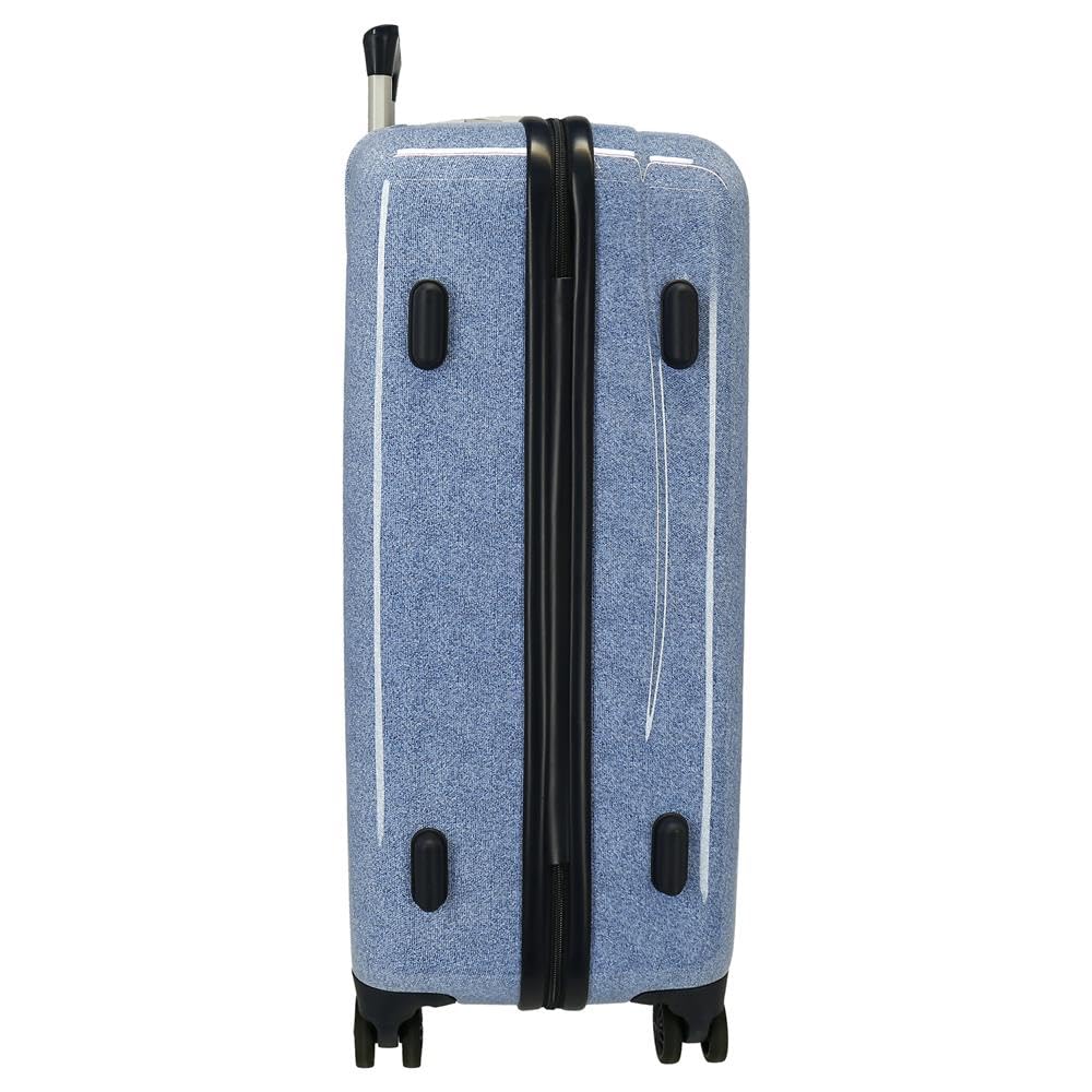 Joumma Disney Stitch You Are Magical Maleta Mediana Azul 46x65x23 cms Rígido 3 kgs Cierre de combinación Lateral ABS 3 kgs 56LExtensible