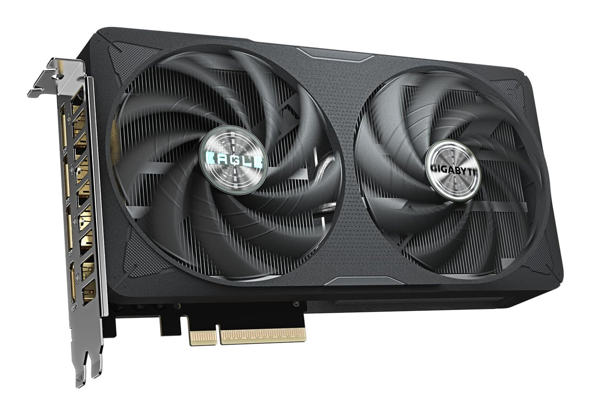 Gigabyte GeForce RTX 5060 Ti Eagle OC 16G Tarjeta Gráfica – 16 GB GDDR7, 128 bits, PCI-E 5.0, 2617 MHz Frecuencia del núcleo, 3 x DisplayPort, 1 x HDMI, GV-N506TEAGLE OC-16GD