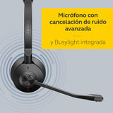 Jabra Engage 75 SE - Auriculares inalámbricos Bluetooth USB-A a USB-C Ideales para oficinas ruidosas, tecnología de micrófono Avanzada, Base de Carga, se Conecta a Dos Dispositivos