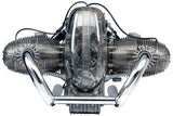 Franzis BME019 67009 0 BMW R 90 S Boxermotor originalgetreues Modell, Bausatz mit schaltbarem 5 Gang Getriebe, über 200 Teile und Begleitbuch, bunt