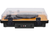 TREVI TT 1022 BT - Mesa GIRATORIA ESTÉREO Retro Bluetooth ESTÉREO, Madera