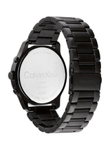 Calvin Klein Reloj Analógico de Cuarzo Multifunción para Hombre Colección Ambition con Correa de Acero Inoxidable Negra - 25200209