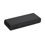 Amazon Basics Estación de acoplamiento compatible con Thunderbolt 4/USB4 Pro, 2 TBT4, 1 HDMI 2.1, 3 USB A 3.1, RJ45, pantalla dual, Negro, 19,96 x 7,5 x 3,12 cm