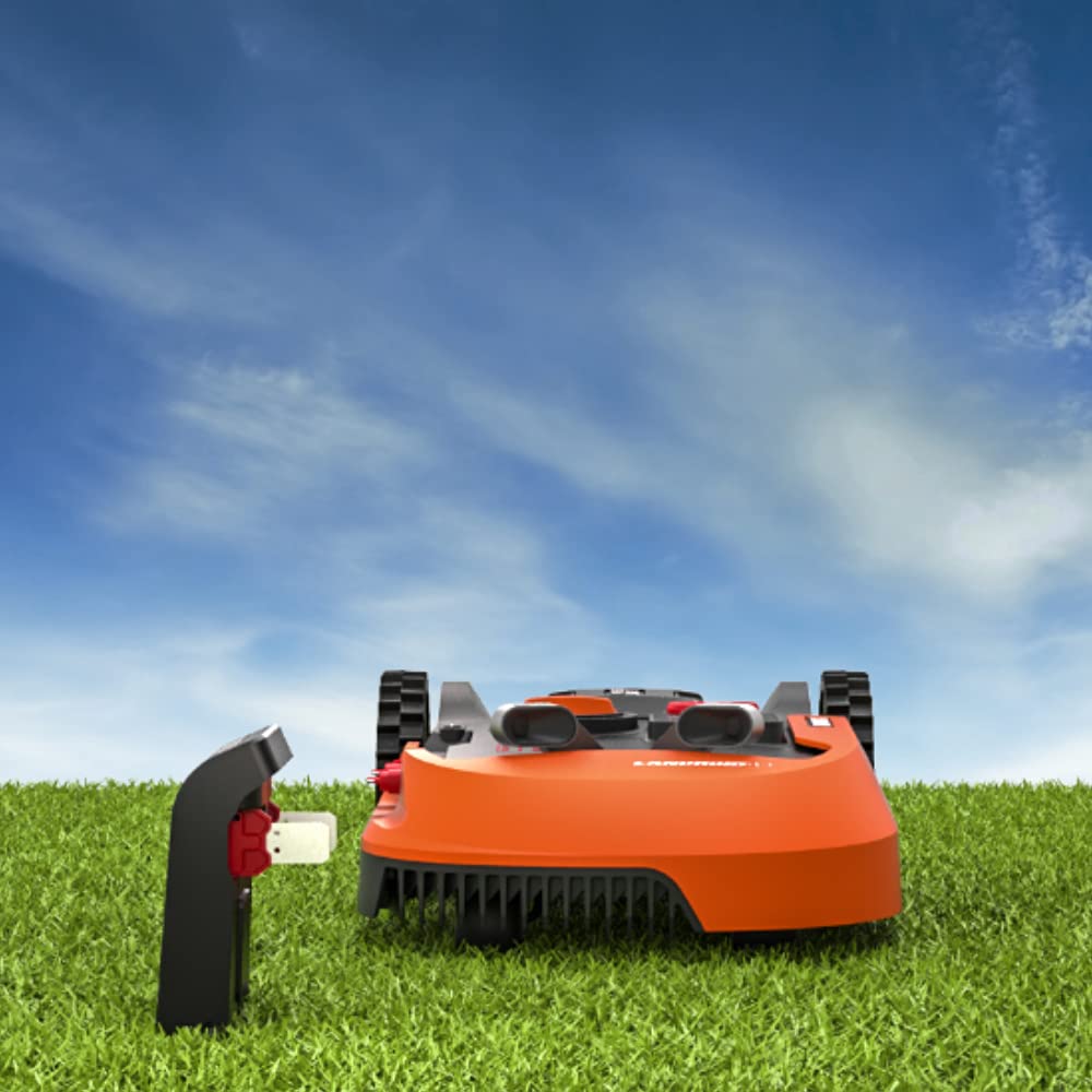 WORX Landroid M500+ WR165E Robot cortacésped para Jardines medianos de hasta 500 m2/Cortacésped robótico automático con Control de aplicación, WiFi
