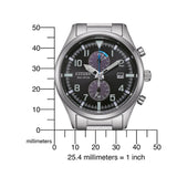 Citizen Reloj Cronógrafo para Hombres de Energía Solar con Correa en Acero Inoxidable CA7028-81E