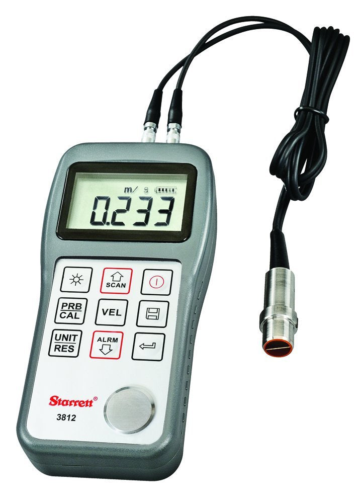 Starrett 3812 - Medidor de espesor ultrasónico