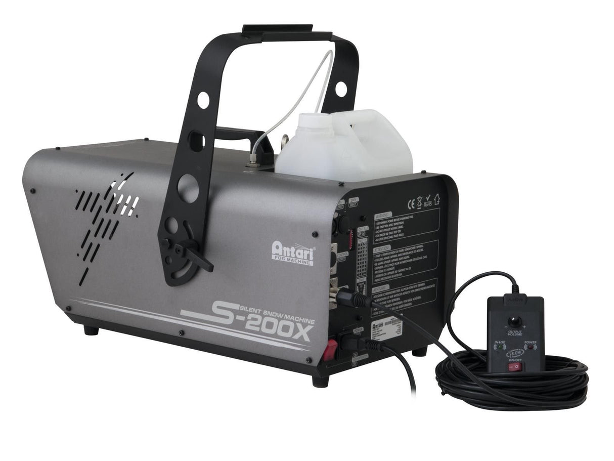 Antari 51706261 - Máquina de Nieve silenciosa S-200X