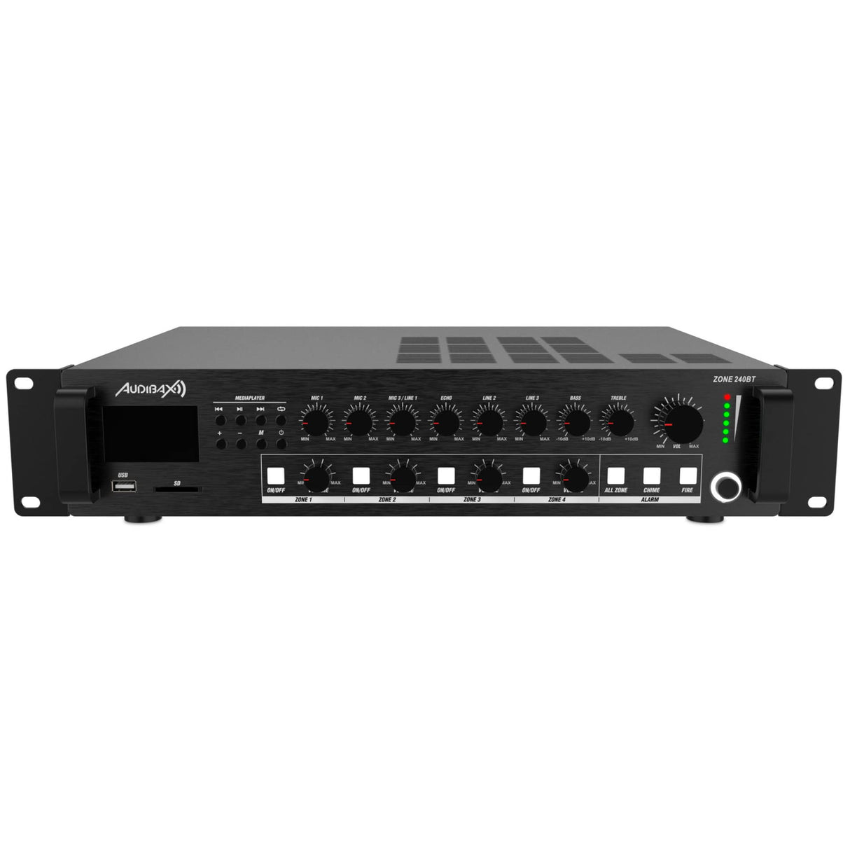 Audibax Zone 240BT Amplificador 4 Zonas 240W