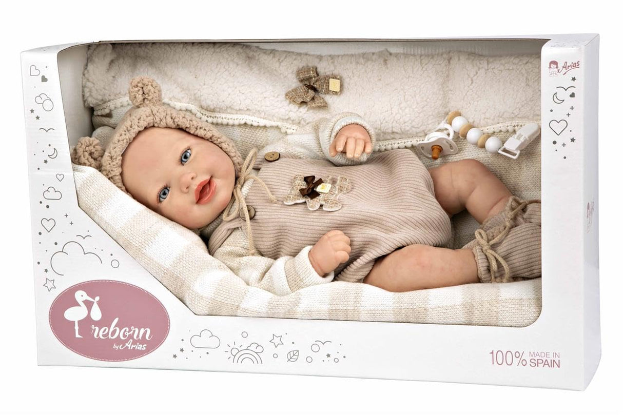 ARIAS Muñeca Reborn Ruben 45 cm