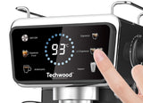 Techwood Máquina de café expreso TCA-1386EXN
