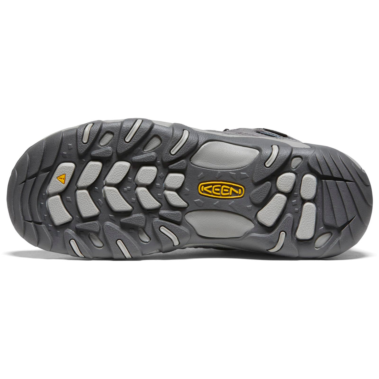 KEEN Headout Mid Waterproof, Botas de Senderismo Mujer, Steel Grey/Blue Heaven, 39 EU