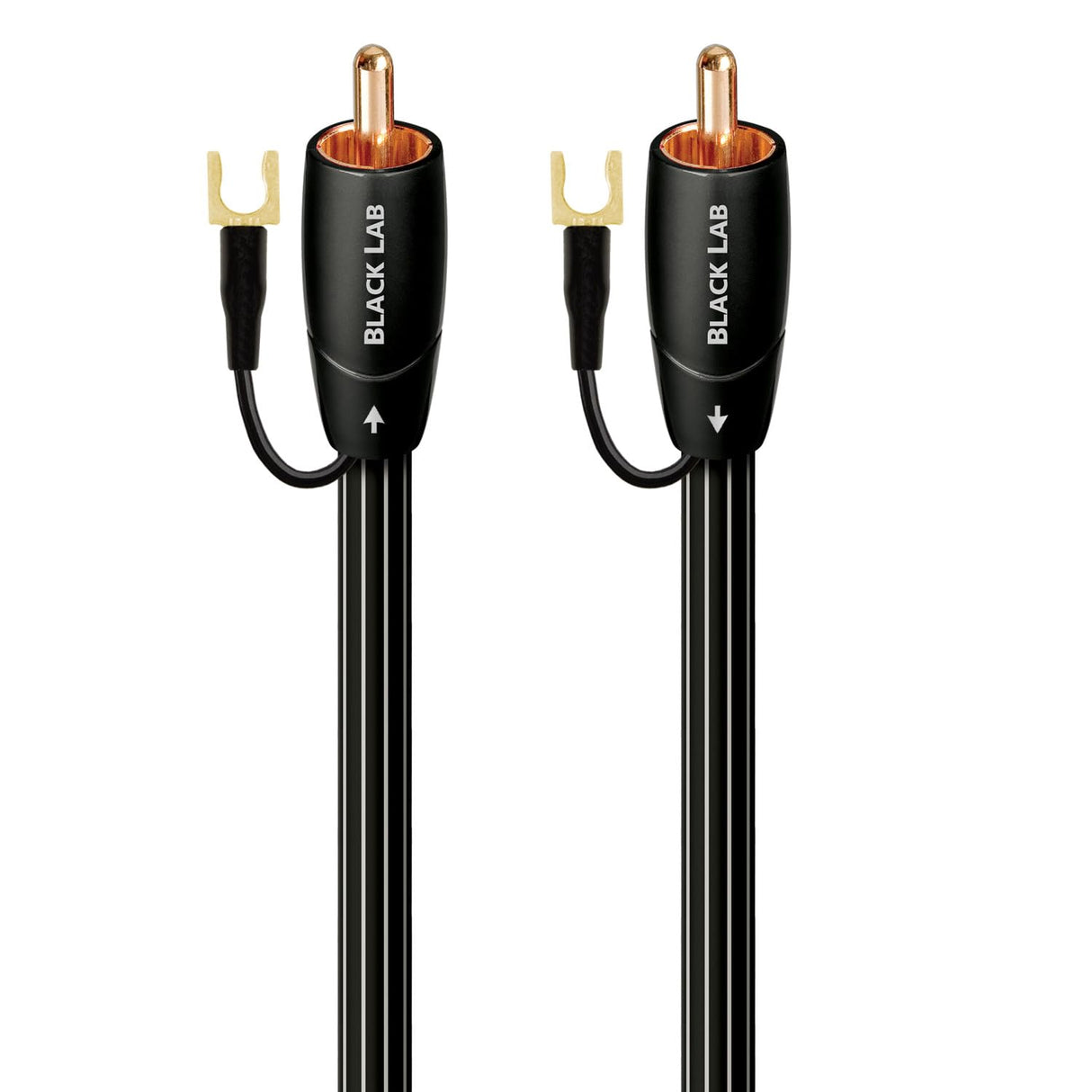 AudioQuest 5m Black Lab RCA cable de audio Negro - Cables de audio (RCA, RCA, Cobre, 5 m, Negro)