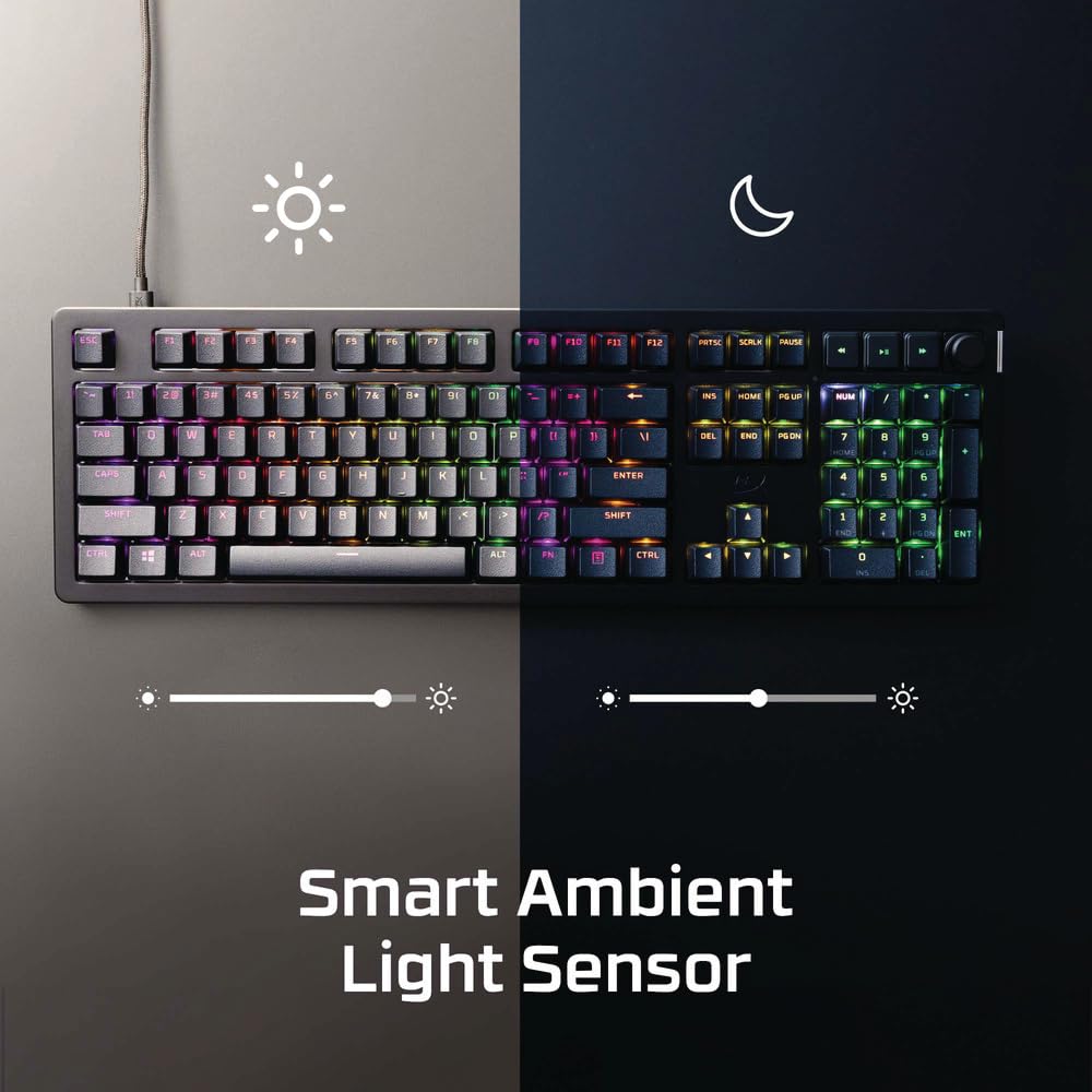 HyperX Alloy Rise - Teclado gaming mecánico, switches Red, hot swap en caliente, Patas Ajustables, carcasa magnética intercambiable, Negro (QWERTY Español)