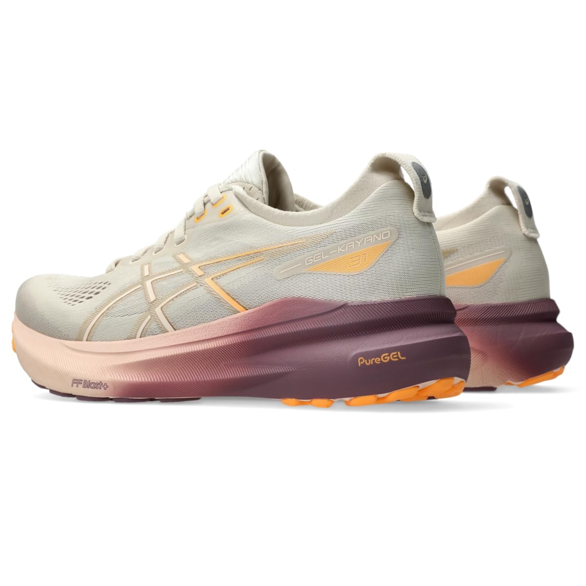 ASICS Gel-Kayano 31, Sneaker Mujer, Avena/Rosa Perla, 38 EU