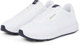 Tommy Hilfiger Low Profile Sneaker Hombre Lightweight Knit Calzado Deportivo, Blanco (White), 43
