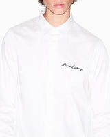 Armani Exchange Essential, Logo Signature Camiseta, Blanco Crudo, XXL Hombres