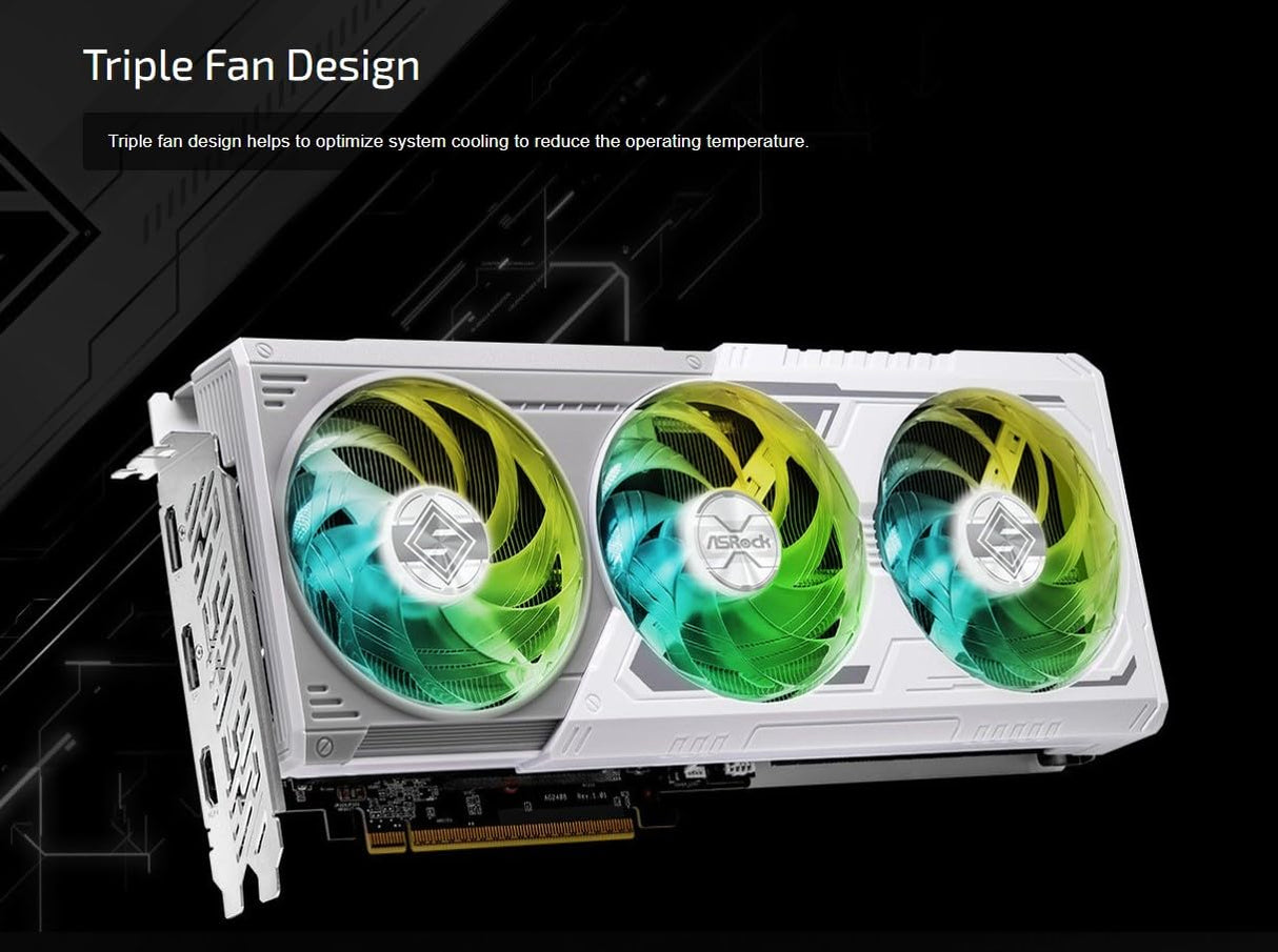 ASRock Carte GRAPHIQUE ASROCK Radeon RX 9060 XT Steel Legend OC 16GO (90-GA5JZZ-00UANF)