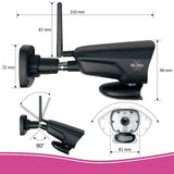 ELRO CC60RXX11 CC60RXX Adicional para CZ60RIPS Juego de cámaras de vigilancia de visión Nocturna en Color, 1 Stück (1er Pack)