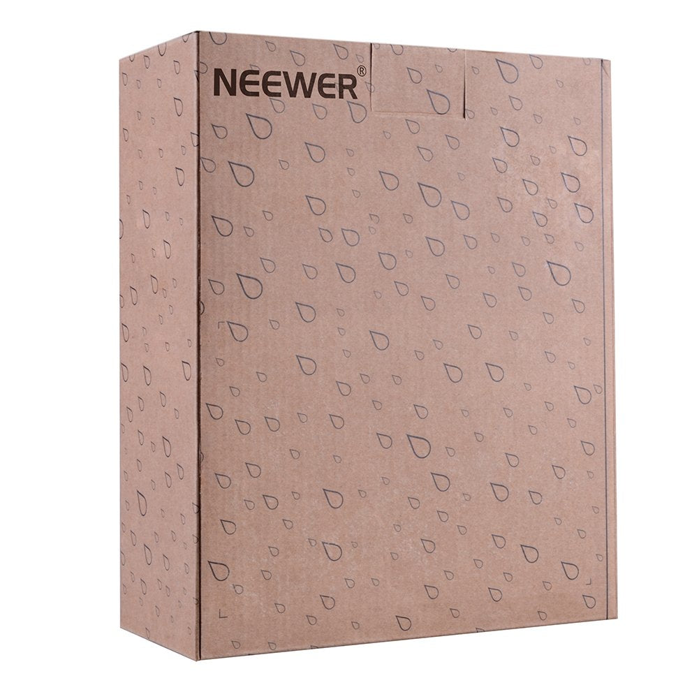 NEEWER Photography Sistema de soporte de fondo manual de montaje en pared de 3 rodillos con 2 ganchos triples, 6 barras de expansión, 3 cadenas, capacidad de carga por rodillo: 22 lb/10 kg