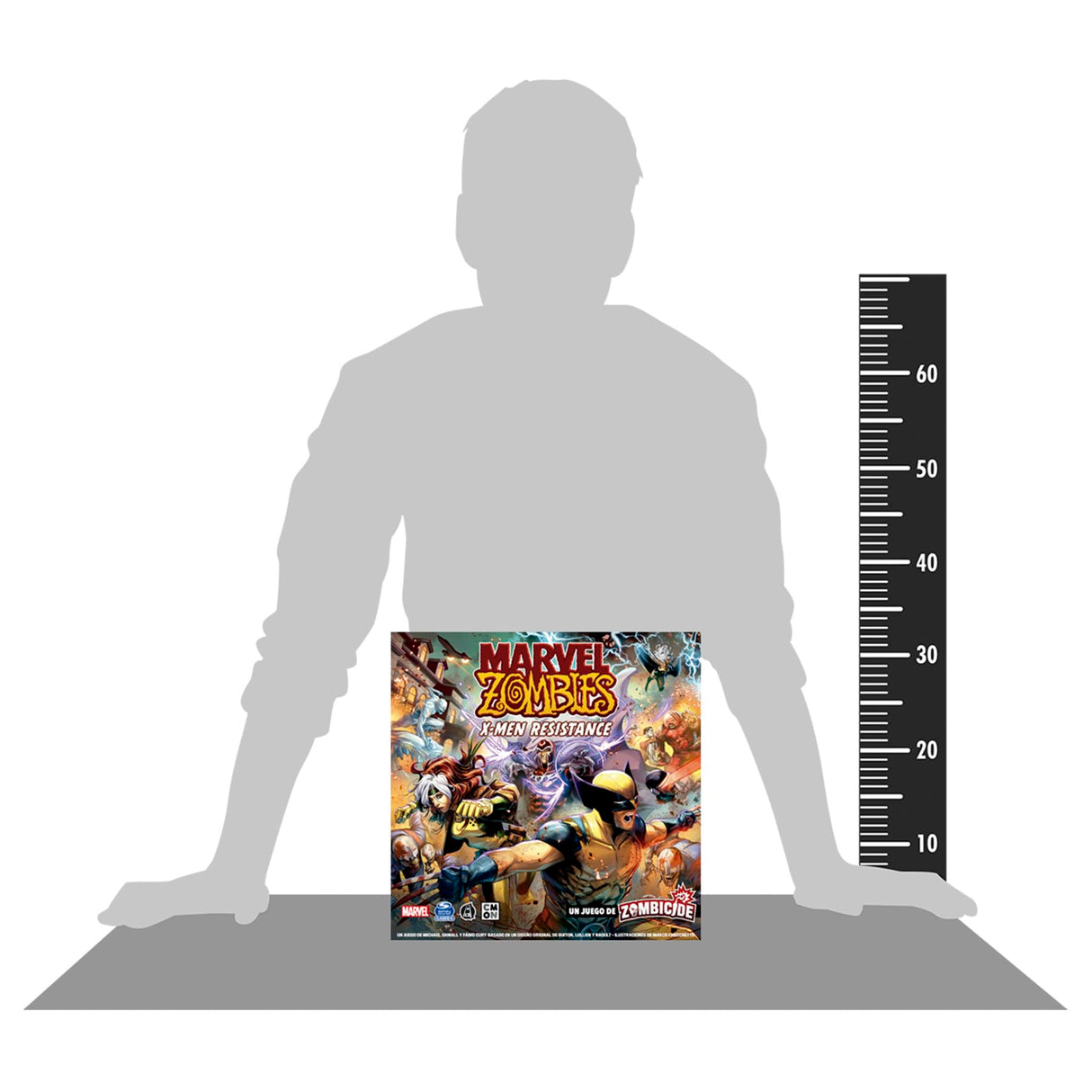 CMON | Marvel Zombies: X-Men Resistance | Juego de Mesa Cooperativo en el Apocalipsis Zombi | A Partir de 14 Años | De 1 a 6 Jugadores | 60 Minutos por Partida | Español