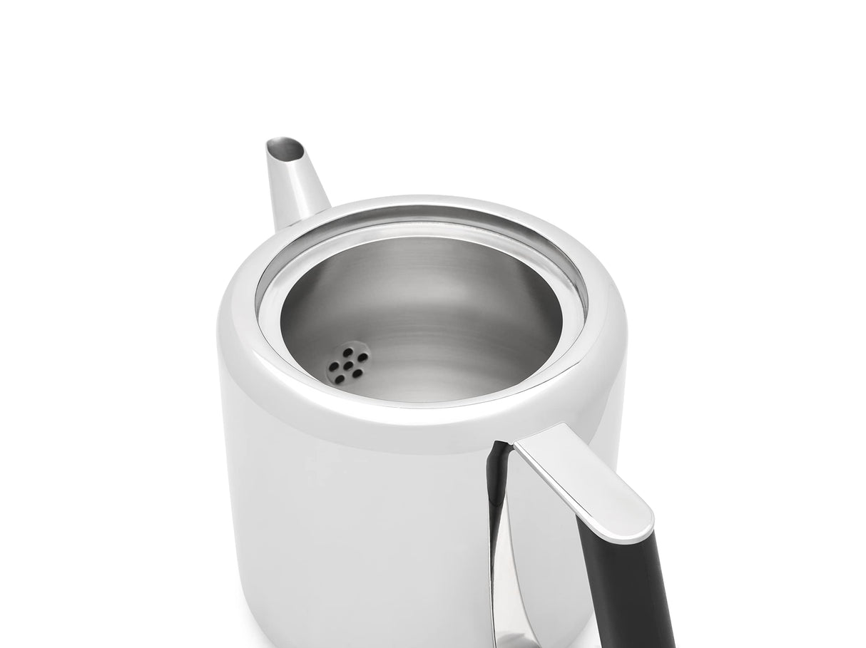 Bredemeijer Boston Tetera, 1100 litros, Stainless Steel, Plata