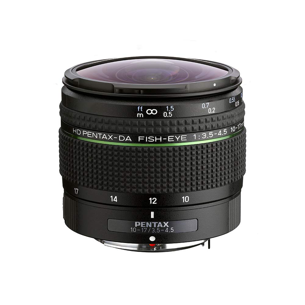 HD PENTAX-DA Fish-Eye 10-17mm F3.5-4.5 ED Lente de Zoom Ultra Gran Angular compacta y Ligera Lente de Ojo de pez Diagonal para cámaras réflex Digitales K-1 II K-70 KP
