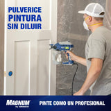 Magnum de Graco 26D527 TrueCoat 360 Variable Speed, pulverizador de Pintura airless con Cable portátil, Modelo UE, Uso doméstico, pequeños proyectos Decorativos (presión máxima 138 Bar)