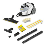 Kärcher Limpiadora de vapor manual SC 5 EasyFix, conexión agua caliente, presión: 4,2 bar, calentamiento: 3min., superficie: aprox.150m², depósito: 0,5 l+1,5 l, kit limpieza suelos EasyFix y boquillas