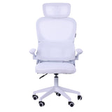 Mars Gaming MGC-ERGOPRO, Silla Ergonómica Profesional, Soporte Lumbar Activo, Malla Transpirable, Altura Ajustable 120-130cm, Reposabrazos Abatibles, Reposacabezas Regulable, Silla de Oficina, Blanco
