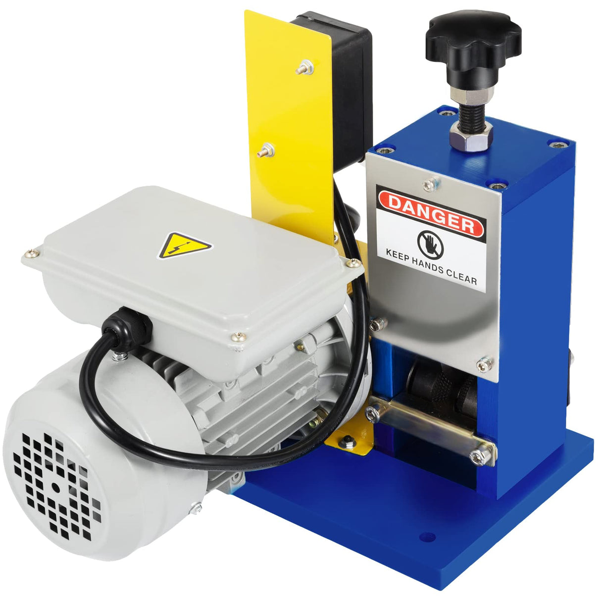 Happybuy Máquina Pelacables 1,5-38 mm, 370 W, 220 V - Herramienta Con 11 Agujeros y 10 Cuchillas - Peladora Eléctrica Para Reciclaje de Alambre de Cobre