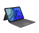 Logitech Folio Touch para iPad Pro de 11 pulgadas, Disposición QWERTY Pan Nordic, Gris