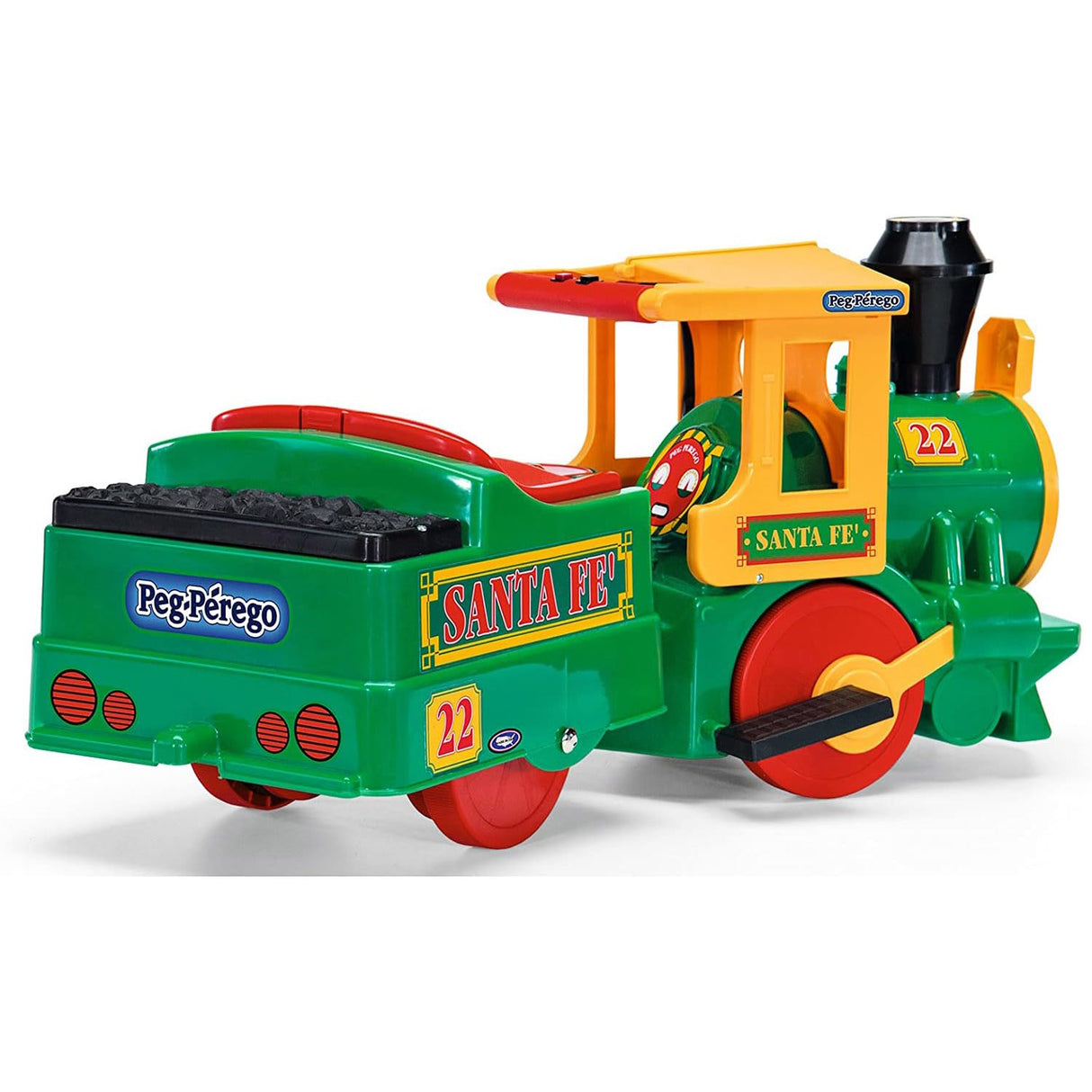 Peg Perego - Tren eléctrico de Santa Fe, 2 años+, máx. 15 kg - IGED1071