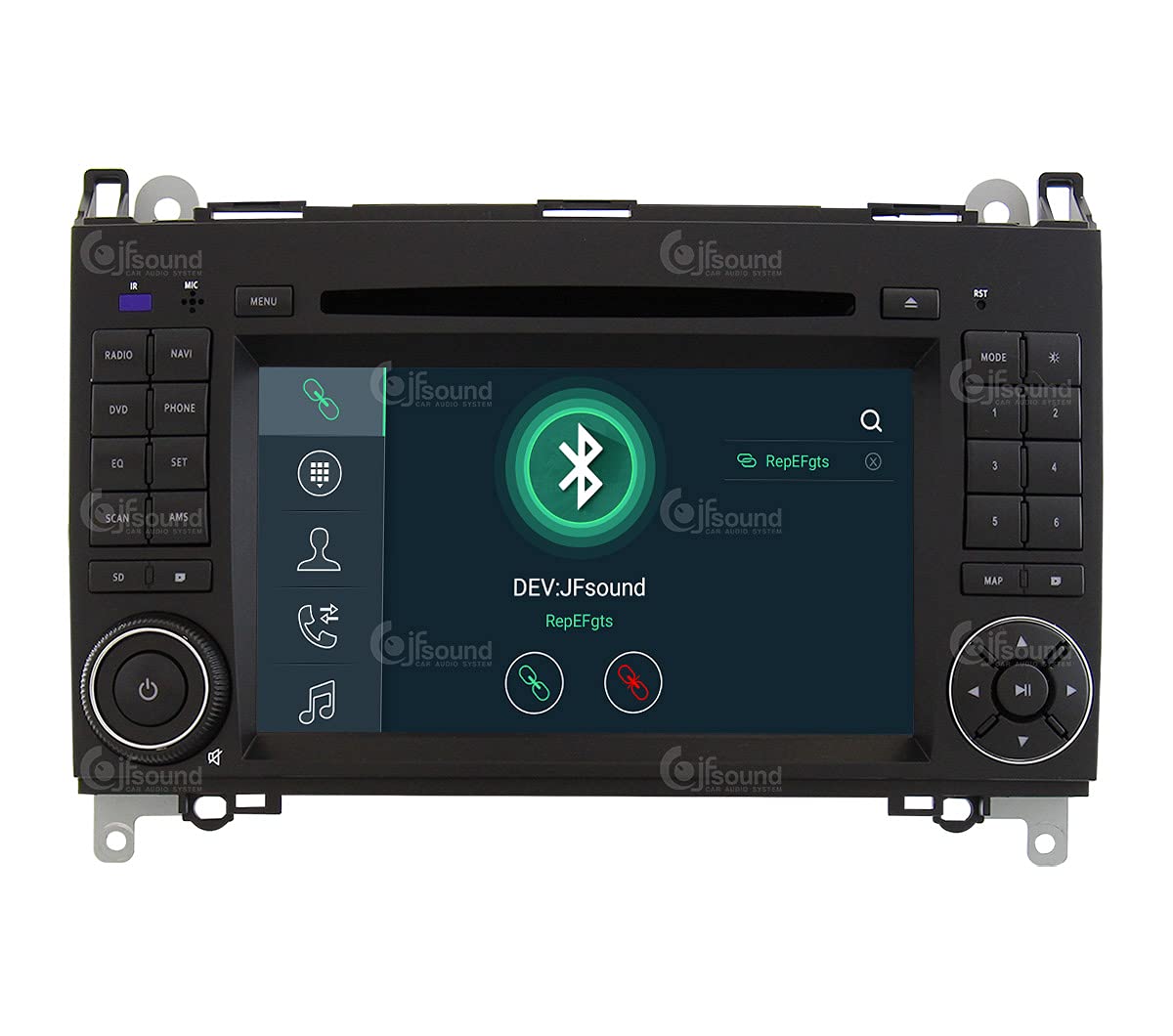 Autorradio de Ajuste Personalizado para Mercedes Android GPS Bluetooth WiFi Dab USB Pantalla táctil Full HD 7" procesador de 8 núcleos y comandos de Voz