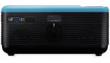 Lenco LPJ-500 - Proyector Bluetooth (2800 lúmenes, 30.000 horas de vida útil, Full HD, Bluetooth 5.0, 2 entradas HDMI, USB, puerto SD, AV-in, VGA, color azul)