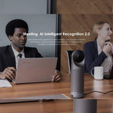 Kandao Cámara de Sala de conferencias Meeting Pro Videoconferencia Full HD 1080p, cámara de Video 360, micrófonos direccionales, Altavoz de Alta fidelidad, más Zoom óptico, Uso portátil y Transporte