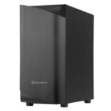 SilverStone Technology SST-SEA1TB-G - Seta A1 Carcasa de computadora ATX de Torre Central, Parte Lateral de Vidrio Templado, Titanio sobre Negro