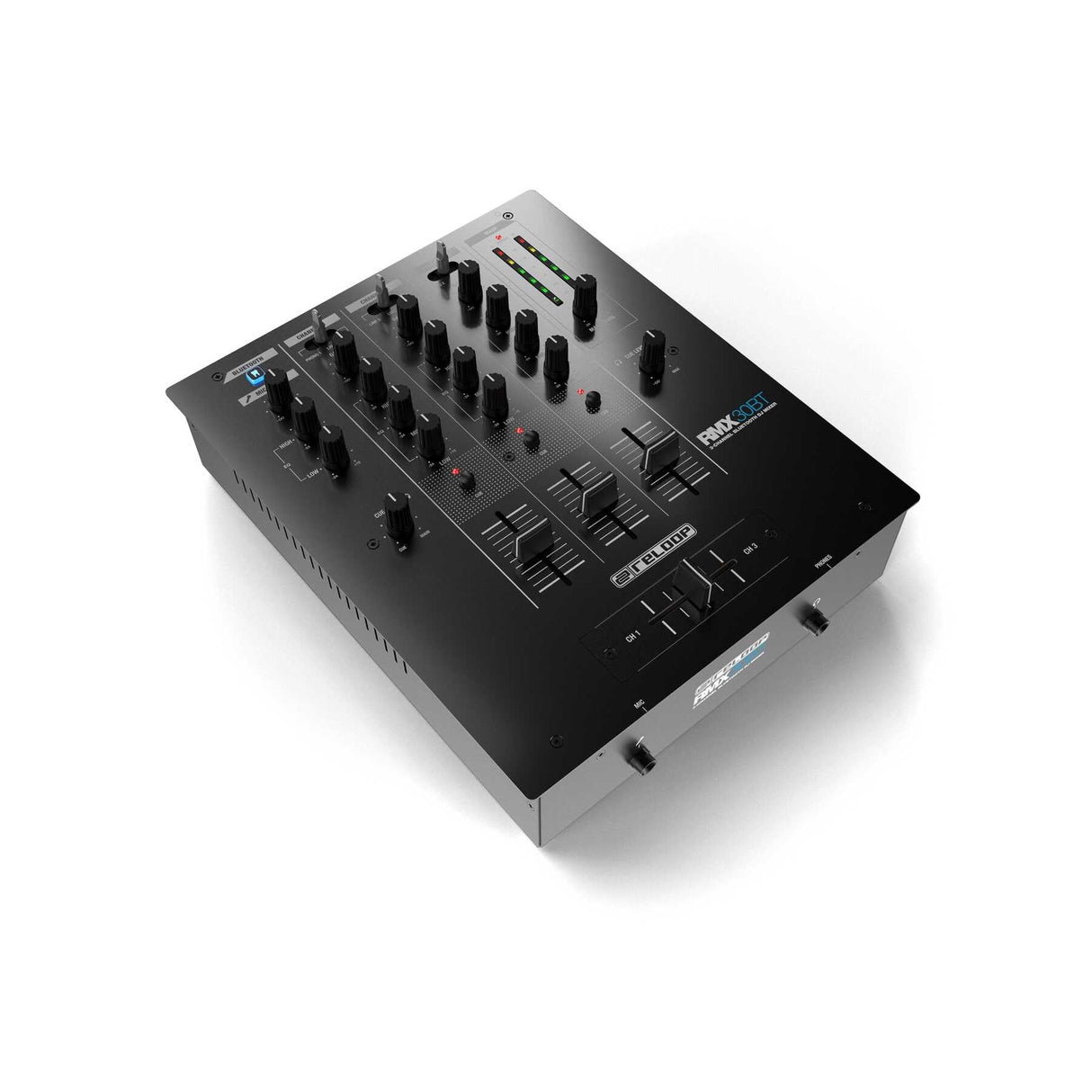 Reloop RMX-30 BT - Mezclador de DJ Bluetooth de 3 canales