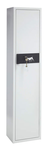 ARREGUI Golden ARM054 Armero de Acero para 5 Escopetas, con Cajón, Bolsillos y Tapizado Interior | Caja Fuerte para Armas | FRANCIA e ITALIA: válido para todas armas | ESPAÑA: no homologado