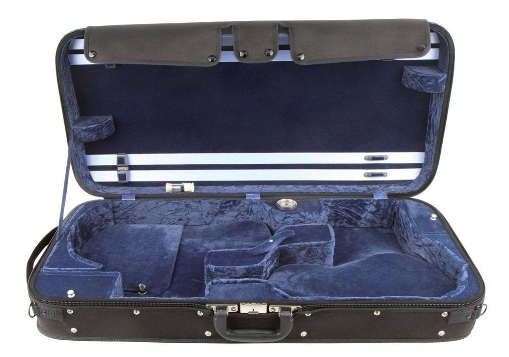 GEWA Viola Liuteria Maestro - Maletín doble para violín (interior ajustable de 36,0 a 42,5 cm)