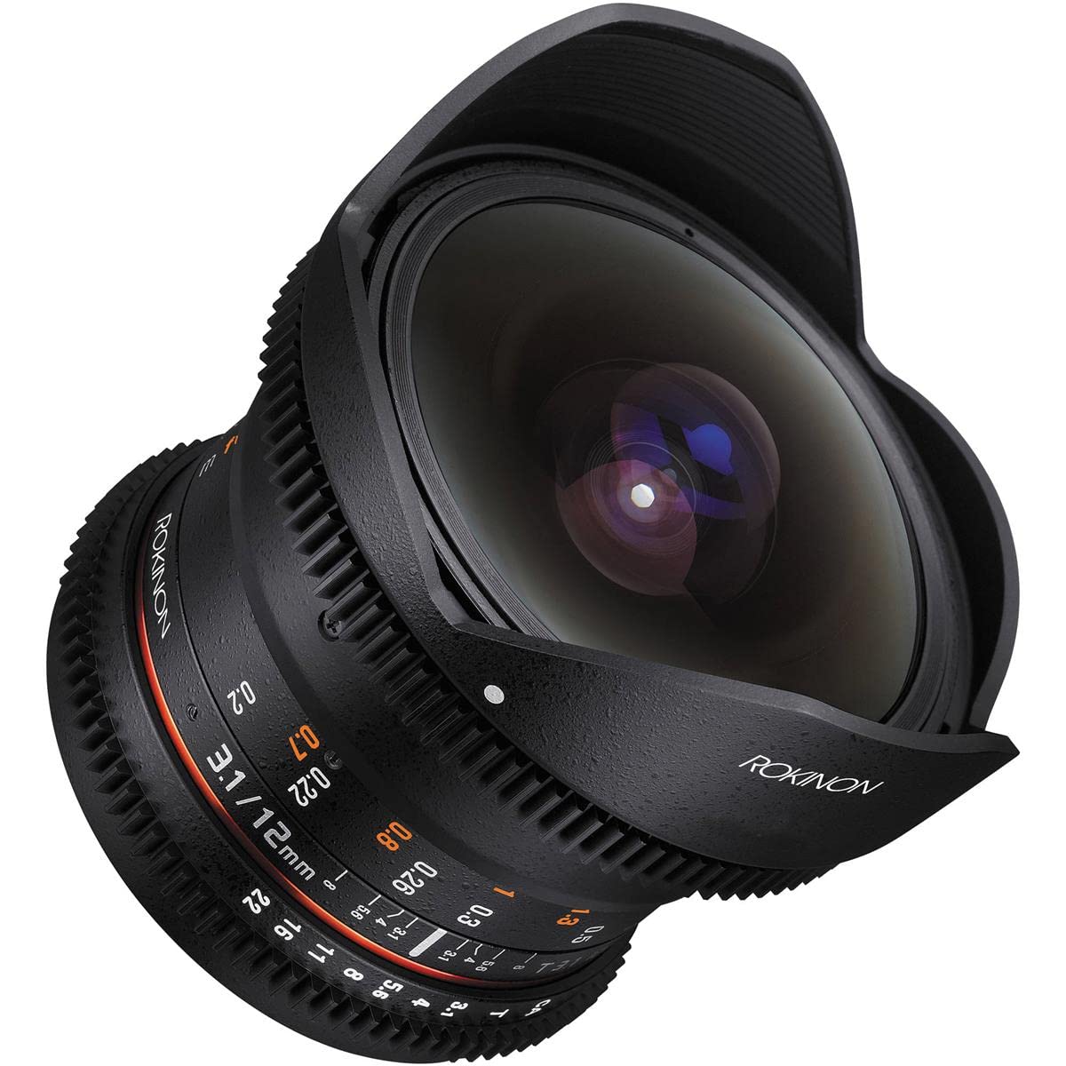 Rokinon Cine DS 12 mm t3.1 Ultra Wide Cine Lente de Ojo de pez – Full Frame Compatible